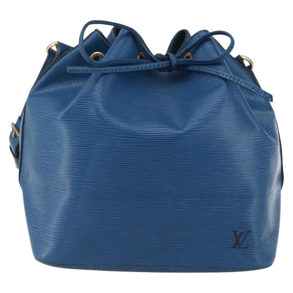 LOUIS VUITTON Epi Petit Noe Shoulder Bag Blue M44105 LV Auth ka2285