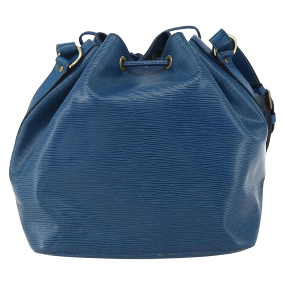 LOUIS VUITTON Epi Petit Noe Shoulder Bag Blue M44105 LV Auth ka2285