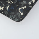 FENDI Clutch Bag Leather Black Auth ka2288-16