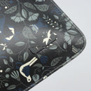 FENDI Clutch Bag Leather Black Auth ka2288-9