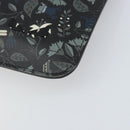FENDI Clutch Bag Leather Black Auth ka2288-7