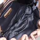Miu Miu Matelasse Shoulder Bag Leather 2way Pink Gold Auth ka229-11