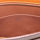 LOUIS VUITTON Epi Pochette Homme Tasche Braun Zipangu Gold M52528 LV Auth ka2290-17