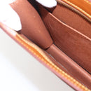 LOUIS VUITTON Epi Pochette Homme Tasche Braun Zipangu Gold M52528 LV Auth ka2290-19