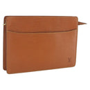 LOUIS VUITTON Epi Pochette Homme Tasche Braun Zipangu Gold M52528 LV Auth ka2290-1