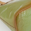 LOUIS VUITTON Monogram Vernis Houston Hand Bag Baby Blue M91005 LV Auth ka2293-16