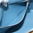 LOUIS VUITTON Monogram Vernis Houston Hand Bag Baby Blue M91005 LV Auth ka2293-21
