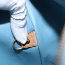 LOUIS VUITTON Monogram Vernis Houston Hand Bag Baby Blue M91005 LV Auth ka2293-12
