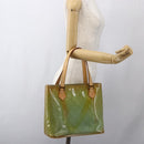 LOUIS VUITTON Monogram Vernis Houston Hand Bag Baby Blue M91005 LV Auth ka2293-23