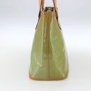 LOUIS VUITTON Monogram Vernis Houston Hand Bag Baby Blue M91005 LV Auth ka2293-4