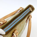 LOUIS VUITTON Monogram Vernis Houston Hand Bag Baby Blue M91005 LV Auth ka2293-6