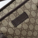 GUCCI GG Supreme Tote Bag PVC Beige Silver 181086 Auth ka2296-14