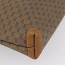 GUCCI Micro GG Supreme Web Sherry Line Tote Bag PVC Beige Gold Red Auth ka2297-9