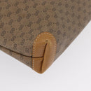 GUCCI Micro GG Supreme Web Sherry Line Tote Bag PVC Beige Gold Red Auth ka2297-15