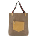 GUCCI Micro GG Supreme Web Sherry Line Tote Bag PVC Beige Gold Red Auth ka2297-13