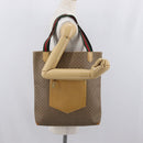 GUCCI Micro GG Supreme Web Sherry Line Tote Bag PVC Beige Gold Red Auth ka2297-20