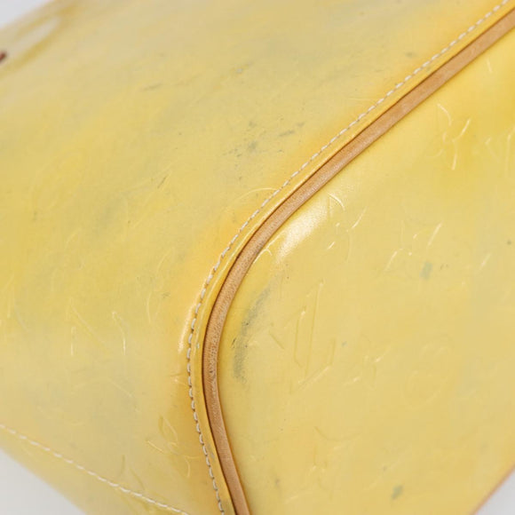 LOUIS VUITTON Monogram Vernis Houston Hand Bag Gris M91053 LV Auth ka2306