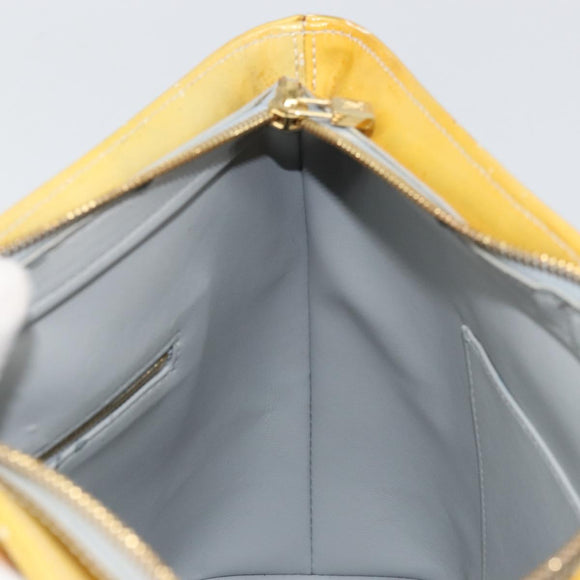 LOUIS VUITTON Monogram Vernis Houston Hand Bag Gris M91053 LV Auth ka2306