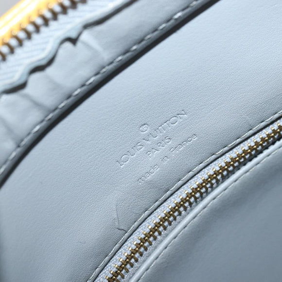 LOUIS VUITTON Monogram Vernis Houston Hand Bag Gris M91053 LV Auth ka2307