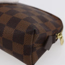 LOUIS VUITTON Damier Ebene Pochette Cosmetic PM Pouch N47516 LV Auth ka231-15