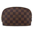 LOUIS VUITTON Damier Ebene Pochette Cosmetic PM Pouch N47516 LV Auth ka231-13