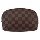 LOUIS VUITTON Damier Ebene Pochette Cosmetic PM Pouch N47516 LV Auth ka231-2