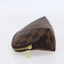 LOUIS VUITTON Damier Ebene Pochette Cosmetic PM Pouch N47516 LV Auth ka231-3