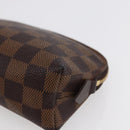 LOUIS VUITTON Damier Ebene Pochette Cosmetic PM Pouch N47516 LV Auth ka231-7