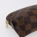 LOUIS VUITTON Damier Ebene Pochette Cosmetic PM Pouch N47516 LV Auth ka231-14