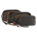 LOUIS VUITTON Monogram Clutch Bag 4 Set LV Auth ka2311-1