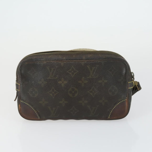 LOUIS VUITTON Monogram Clutch Bag 4 Set LV Auth ka2311