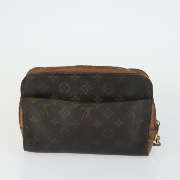LOUIS VUITTON Monogram Clutch Bag 4 Set LV Auth ka2311