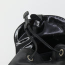 GUCCI Bamboo Backpack Leather Black Gold 003 2058 0016 5 Auth ka2313-17