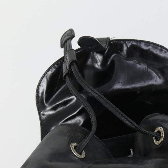 GUCCI Bamboo Backpack Leather Black Gold 003 2058 0016 5 Auth ka2313