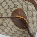 GUCCI GG Supreme Handtas PVC Beige Goud Auth ka2314-14