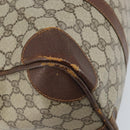 GUCCI GG Supreme Handtas PVC Beige Goud Auth ka2314-16