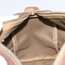 GUCCI GG Supreme Handtas PVC Beige Goud Auth ka2314-19
