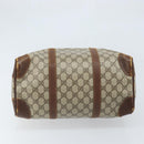 GUCCI GG Supreme Handtas PVC Beige Goud Auth ka2314-5