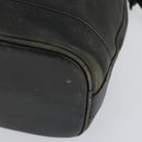 Burberrys BALLY Shoulder Bag Leather 2 Set Black Auth ka2315-16