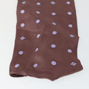 LOUIS VUITTON Schal mit Leopardenmuster Seide Lila LV Auth ka2317V-15