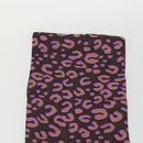 LOUIS VUITTON Schal mit Leopardenmuster Seide Lila LV Auth ka2317V-3