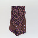 LOUIS VUITTON Schal mit Leopardenmuster Seide Lila LV Auth ka2317V-6