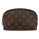 LOUIS VUITTON Monogram Pochette Cosmetic PM Cosmetic Pouch M47515 LV Auth ka232-13