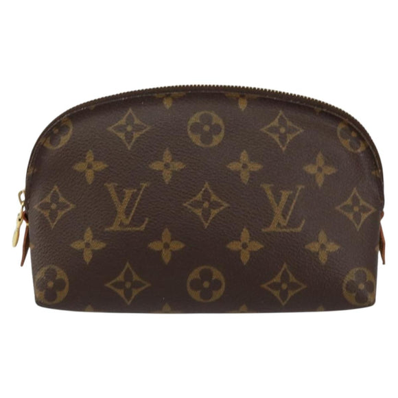 LOUIS VUITTON Monogram Pochette Cosmetic PM Cosmetic Pouch M47515 LV Auth ka232