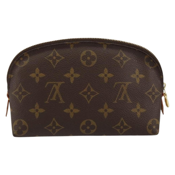 LOUIS VUITTON Monogram Pochette Cosmetic PM Cosmetic Pouch M47515 LV Auth ka232