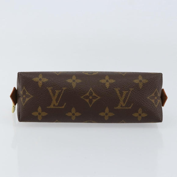 LOUIS VUITTON Monogram Pochette Cosmetic PM Cosmetic Pouch M47515 LV Auth ka232
