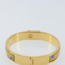 HERMES Bangle Click Crack Bracelet metal Multicolor Auth ka2320M-9