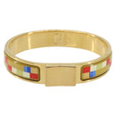 HERMES Bangle Click Crack Bracelet metal Multicolor Auth ka2320M-13
