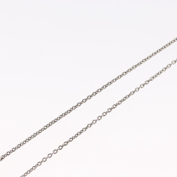 LOUIS VUITTON Essential V Necklace metal Pink M63182 LV Auth ka2321M