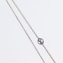 LOUIS VUITTON Essential V Necklace metal Pink M63182 LV Auth ka2321M-5